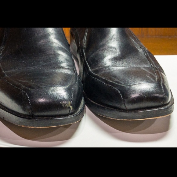▪️JOHNSTON & MURPHY▪️Black Leather Slip-On Loafers - Picture 2 of 10